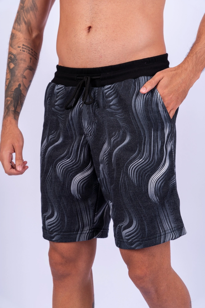 BERMUDA MOLETOM MAHALO SUBLIM. ADAMANTIUM