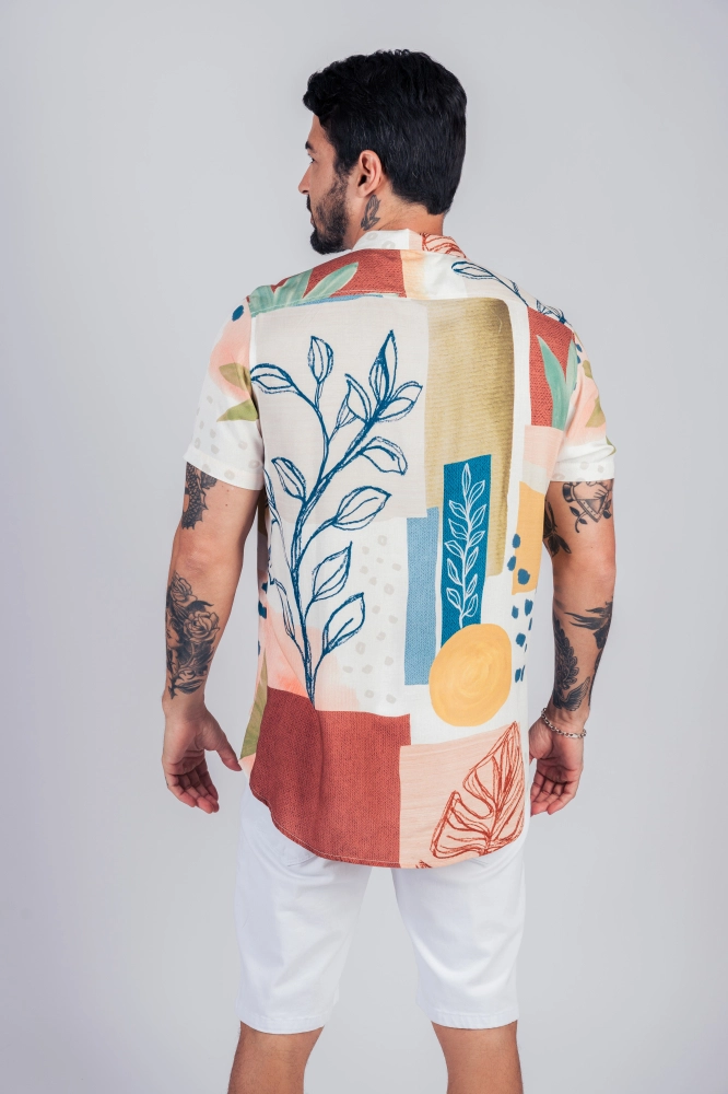 CAMISA TECIDO M/C MAHALO VERAO