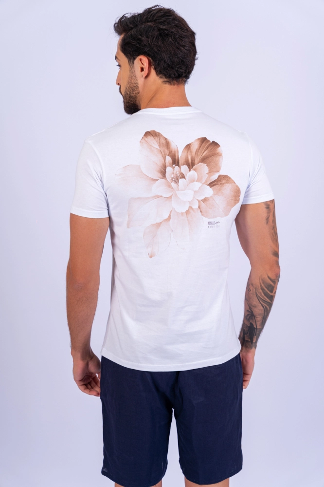 T-SHIRT BASICA MAHALO FLOWER