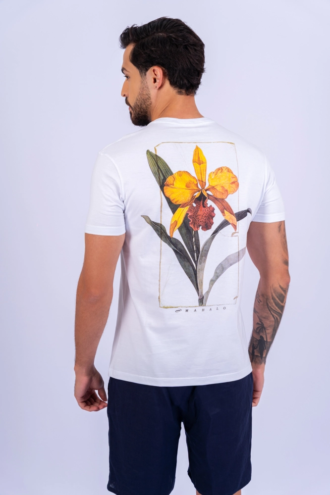 T-SHIRT BASICA MAHALO ORKIDY V1
