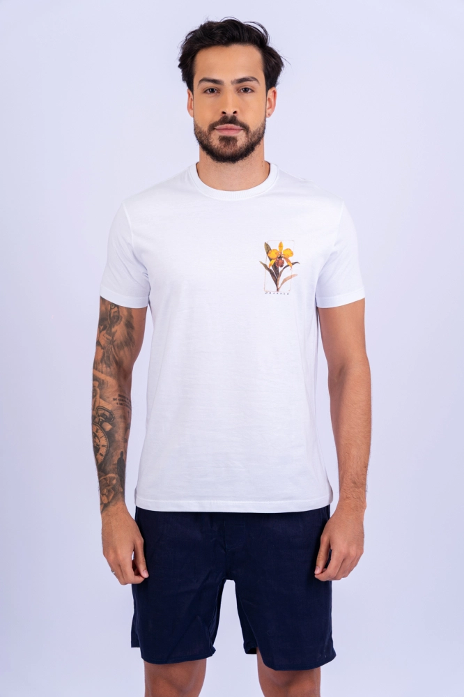 T-SHIRT BASICA MAHALO ORKIDY V1