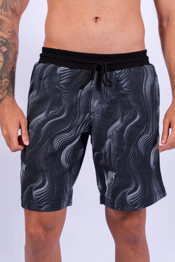 BERMUDA MOLETOM MAHALO SUBLIM. ADAMANTIUM