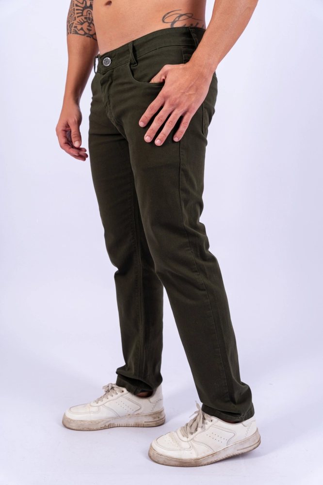 CALCA JEANS MAHALO COLOR MILITAR