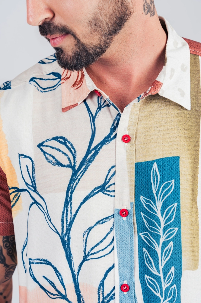 CAMISA TECIDO M/C MAHALO VERAO