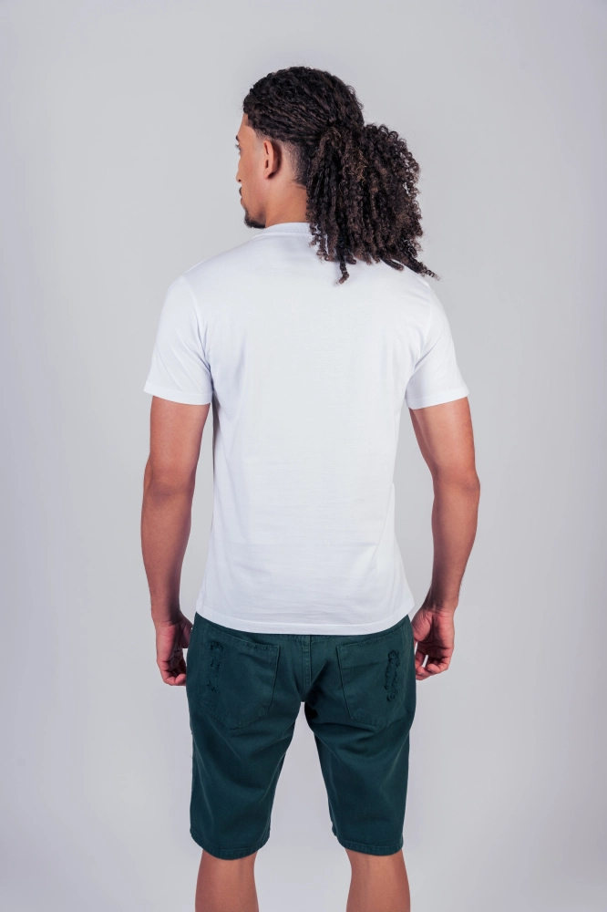 T-SHIRT BASICA MAHALO BORDADO KOKE ONE