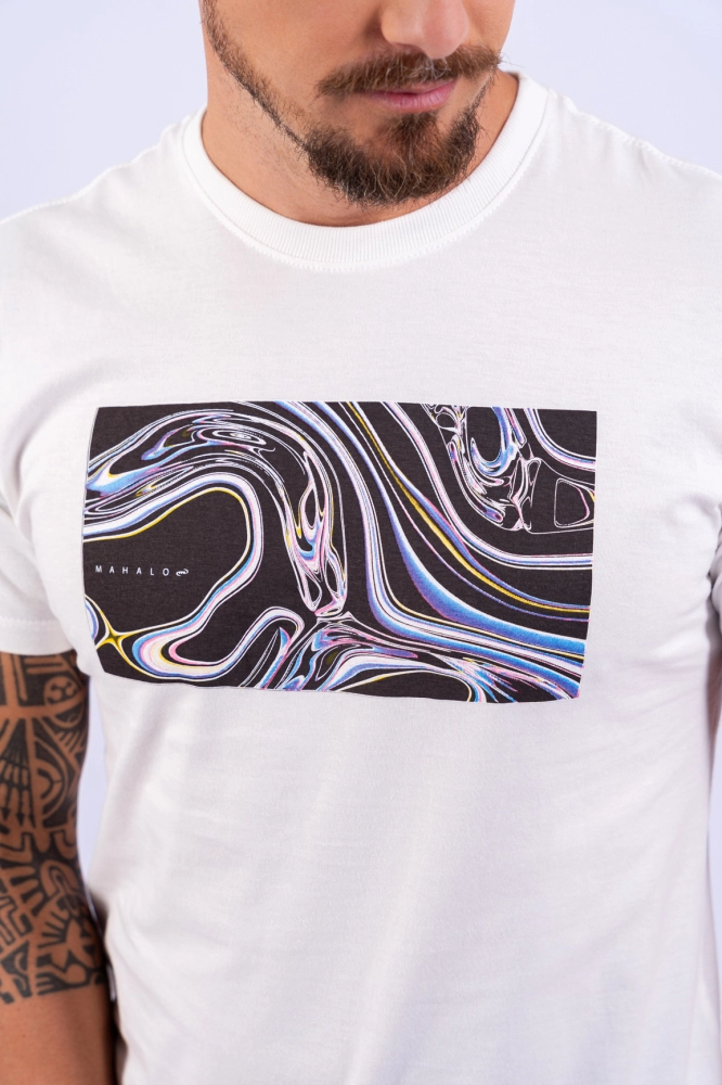 T-SHIRT BASICA MAHALO CROMOCOLOR V3