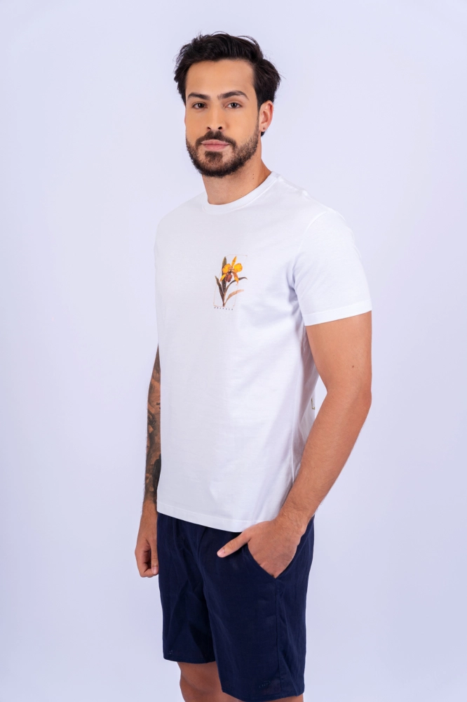 T-SHIRT BASICA MAHALO ORKIDY V1
