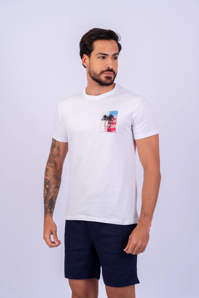 T-SHIRT BASICA MAHALO REPIQ GEMEOSPALM