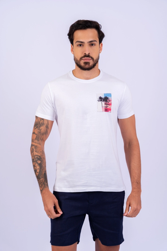 T-SHIRT BASICA MAHALO REPIQ GEMEOSPALM