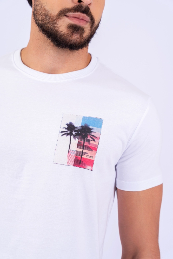 T-SHIRT BASICA MAHALO REPIQ GEMEOSPALM