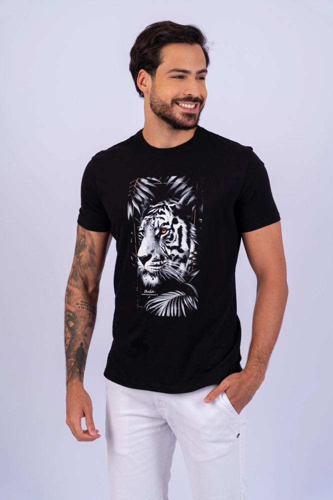 T-SHIRT BASICA MAHALO TIGER V1